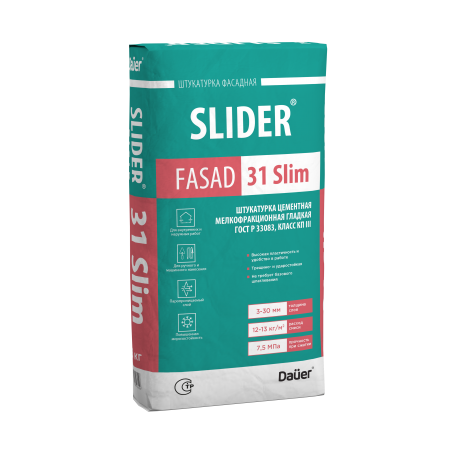 Штукатурка Dauer SLIDER FASAD 31 Slim